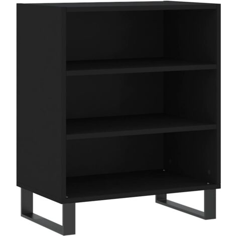 Schwarzer Buffet 57x35x70 cm aus Spanplatte