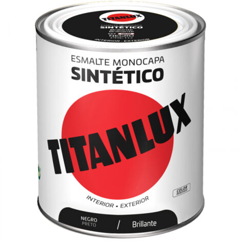 Schwarzer Emaillelack glänzend 750ml 567 Titanlux