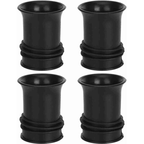 Schwarzer Gummi-Ansaugschlauch für den Vergaser - 17253-341-300 - 4er-Pack für Honda CB750 1969-1976