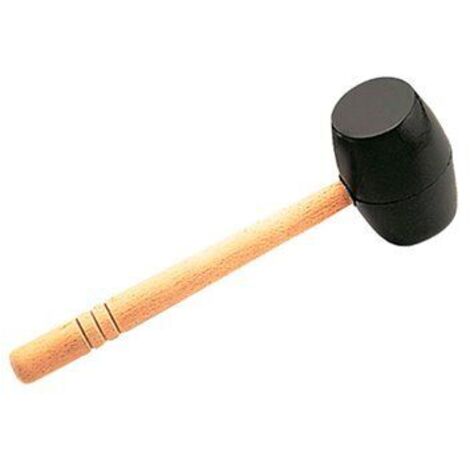 Schwarzer Gummihammer 500g. 65905 rubi