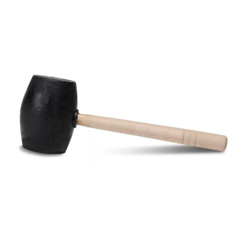Schwarzer Gummihammer 750g. 65908 rubi