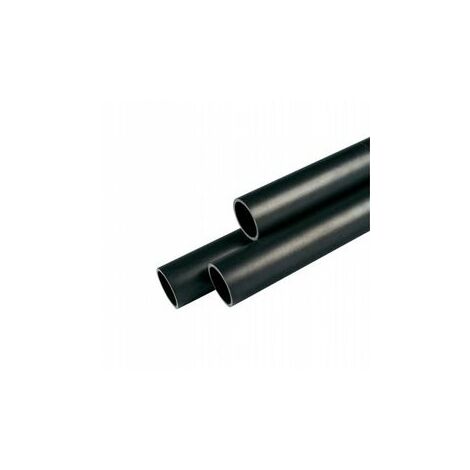 Schwarzer Pfosten aus Bayblend D.60mm H.1500mm