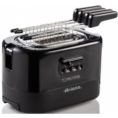 Schwarzer Toaster 700W Ariete