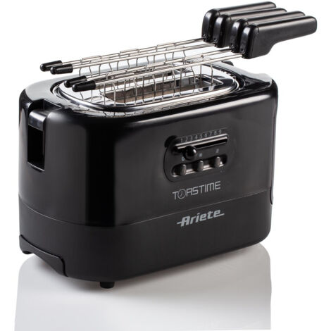 Schwarzer Toaster 700W Ariete