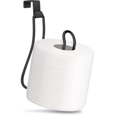 Schwarzer Toilettenpapierhalter, Toilettenpapierrollenhalter, Toilettenpapierhalter fürs Badezimmer – schwarz
