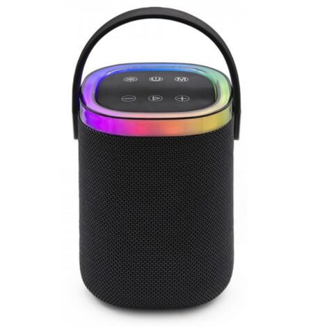Schwarzer tragbarer bluetooth-lautsprecher - Livoo - TES268