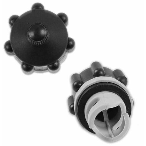 Schwarzer Ventiladapter, Kajakpumpenadapter, Aufblasdüse, Kompressor