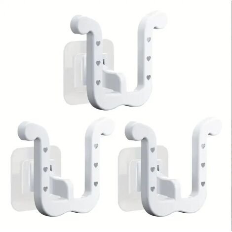 Schwarzes 3-teiliges Wand-Hausschuhregal, multifunktionales Schuhregal,