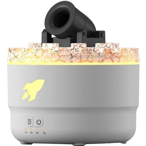 (Schwarzes) Aromatherapiegerät, das auch als USB-Luftbefeuchter mit farbenfrohen Funktionen dient.