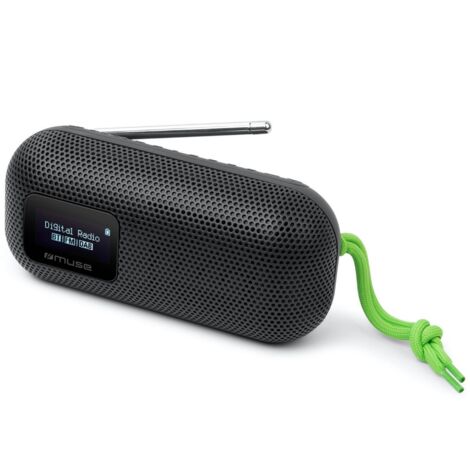 Schwarzes digitales tragbares radio - Muse - M760DBT