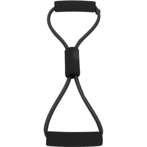 Schwarzes elastisches Widerstandsband für das Heimfitness-Training