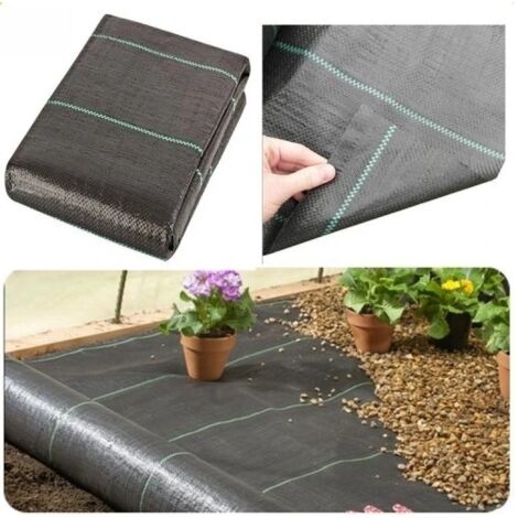 Schwarzes Mulch-Agrotextil 100 g 1,6 m x 5 m