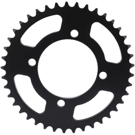 Schwarzes Stahl-Kettenrad hinten, 76 mm, 41 Zähne, für Elektrofahrrad, Motorrad und Quad