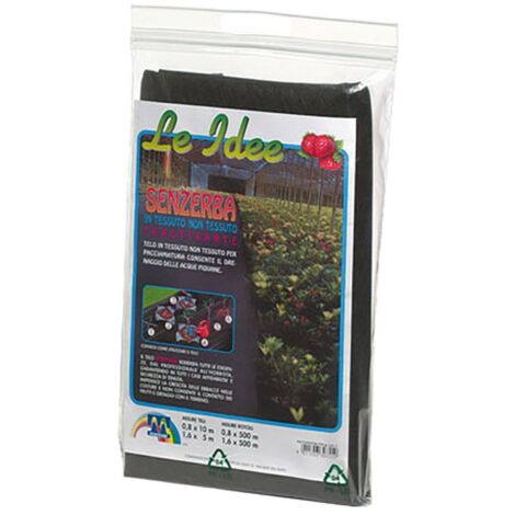 SCHWARZES TNT-TUCH FÜR MULCH MT.1,60X5 VLIESSTOFF 50GR/QM