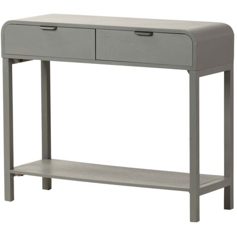 Schwarzgraue Kiefer MDF-Konsole 90X32X75 Cm