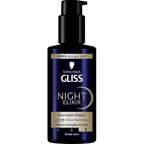 SCHWARZKOPF Gliss Overnight Repair Serum für geschädigtes Haar 100 ml