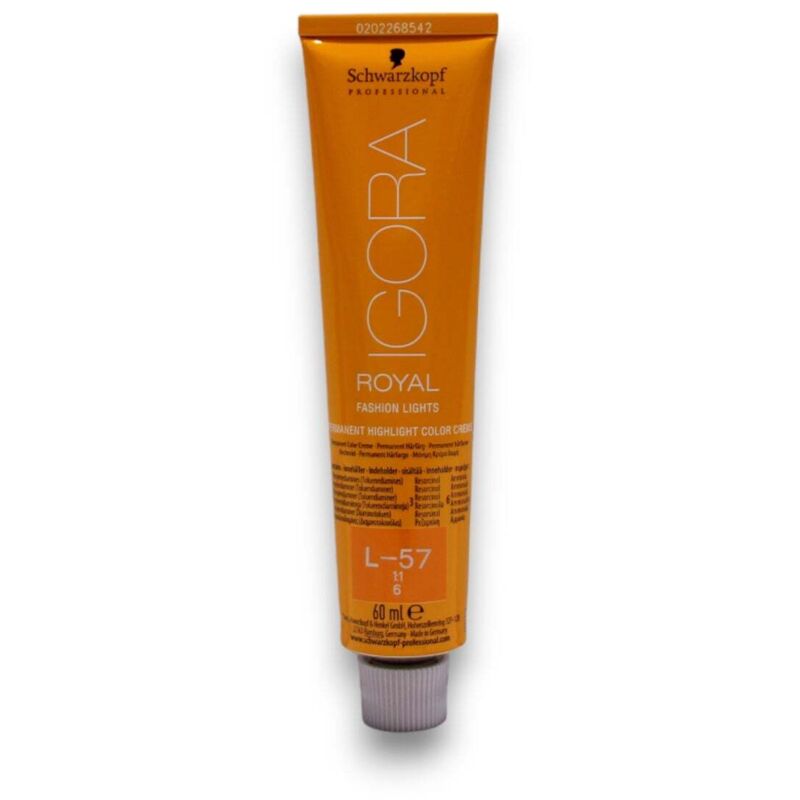 Professional Igora Royal, Permanente Haarfarbe De, Farbton L-57 Golden Copper, 60 Ml - Schwarzkopf