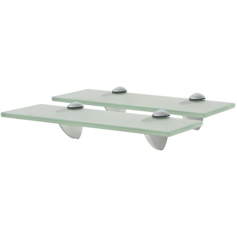 Schweberegale 2 Stk. Glas 30x10 Cm 8 Mm Vidaxl