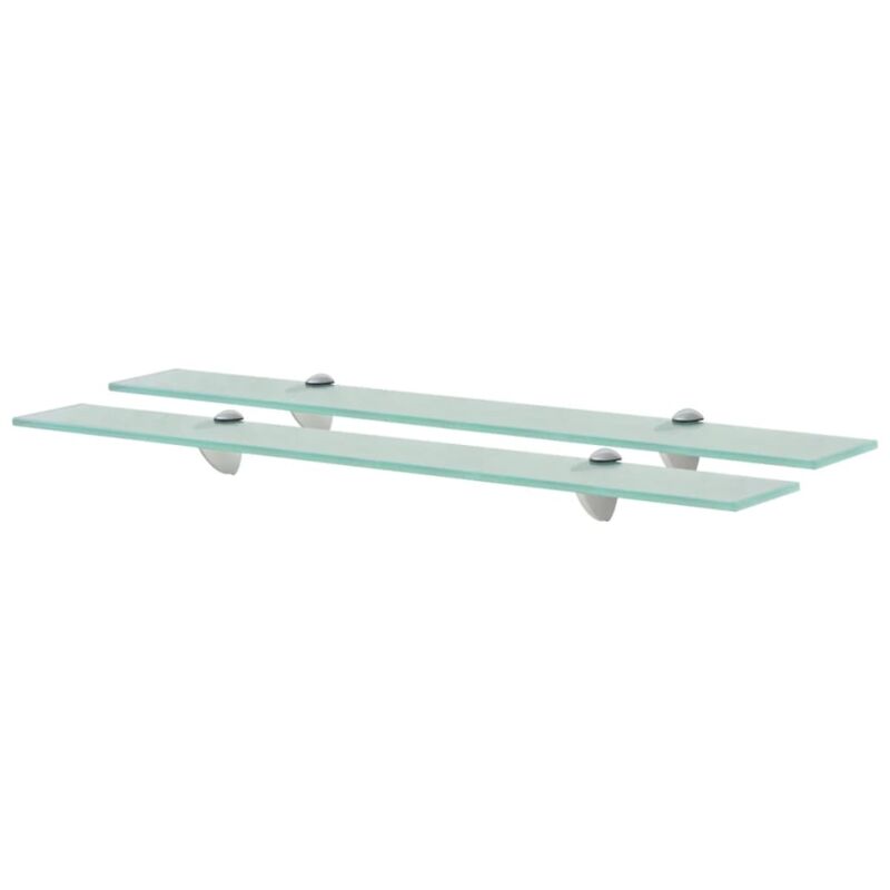 Schweberegale 2 Stk. Glas 70x10 Cm 8 Mm Vidaxl