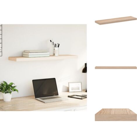 Schweberegal 90x23,5x4 cm Holzwerkstoff - Schweberegal - Schweberegale - Regal - Regale