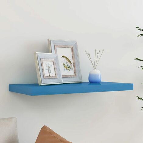 Schweberegal Blau 60x23,5x3,8 cm MDF