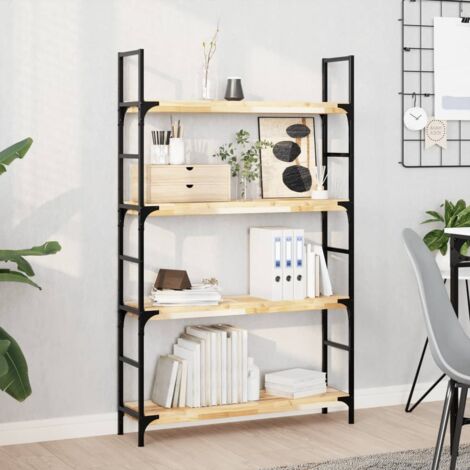 Schweberegale 2 Stk. 80x20x4 cm Massivholz Akazie Unbehandelt vidaXL