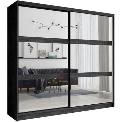 Schwebetürenschrank 230cm in Esche, TORTONA-166