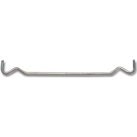 Schwedenträger - Regalboden Halterung zum Einnuten - Länge 200 mm, Lochabstand 197 mm, Stahl verzinkt