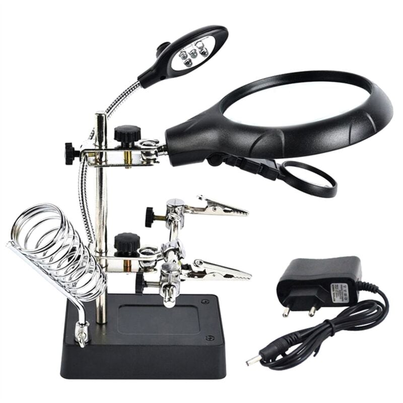 Image of Schweißlupe 3x Desktop-Reparaturwerkzeug EU-Stecker