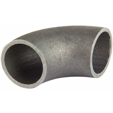 Schweissbogen 1 1/2 Zoll 48,3mm 90° kurz DN40 Rohrbogen schwarz