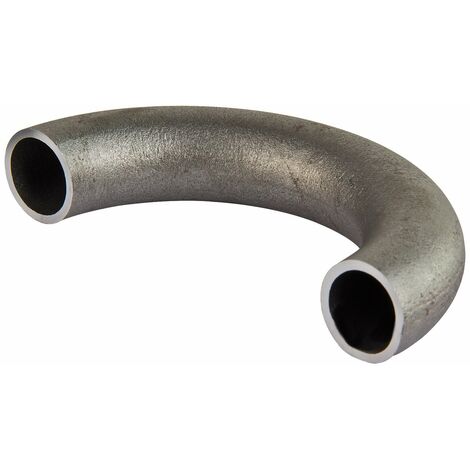 Schweissbogen 1 1/4 Zoll 42,4mm 180° lang DN32 Rohrbogen schwarz