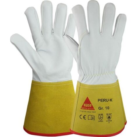 Schweißerhandschuh Peru K, m. Kevlar, Schafsnappa, EN 388, EN 12477, Gr. 11