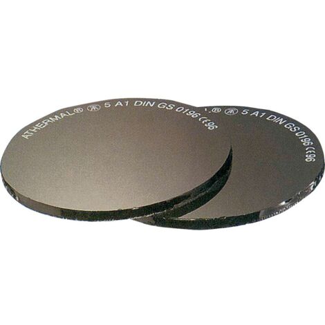 Schweißerschutz- Brillenglas DIN 5, 50mm 10 Stk