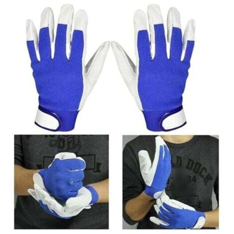 Schweißhandschuhe, hitzebeständiger Lederhandschuh für WIG-Schweißgerät/Grill/BBQ/Ofen/Kamin/Holzofen (2 Paar) T Audace