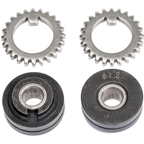 Schweißkraft Förderrollenpaar mit Zahnkranz für Massivdraht 0,8 mm, 1033601