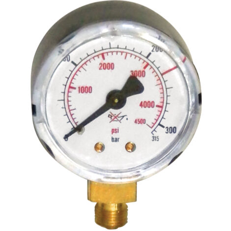 Schweißkraft Inhaltsmanometer SK Ø 50 mm 0-315 bar, 1700451