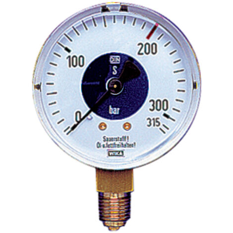 Schweißkraft Manometer Sauerstoff 16 bar, 1700032