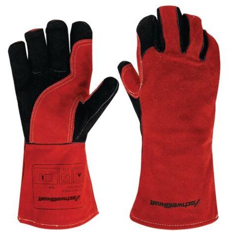 Schweißkraft Schweißerhandschuh XL Schutzgas geeignet doppellagige Handfläche