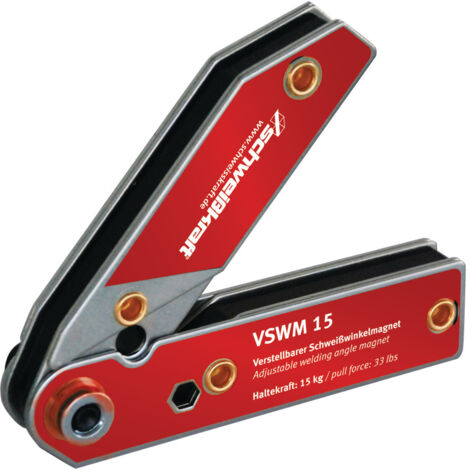 Schweißkraft verstellbarer Schweißwinkelmagnet VSWM 15 (Winkel 30°-270°)