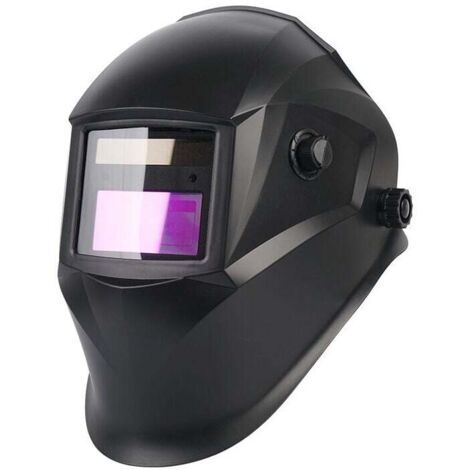 Schweißmaske und Schutzbrille Schweißmaske, Automatische Schweißmaske mit großem Sichtfeld, einstellbarer Schutzbereich Din 9-13, mit 2 Sensoren und 5 Linsen, für Mig/Mag/Tig/Schweißen