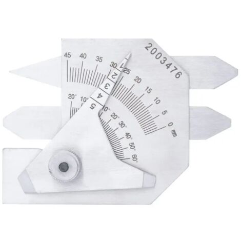Schweißnahtprüflineal mit Skala und Winkelsensor, Rohrlehre, Schweißmessgerät, 1 Stück