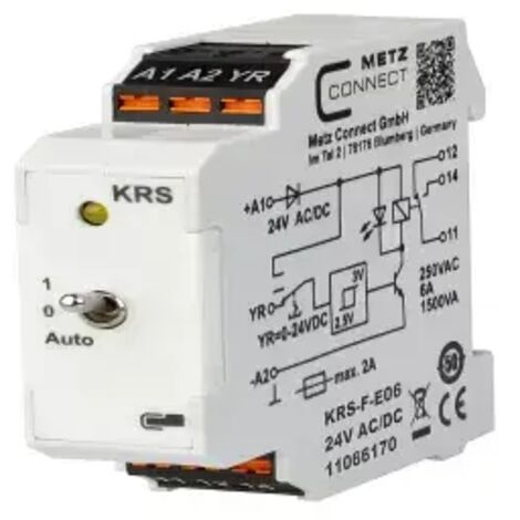 Schwellwertschalter 24, 24 V/AC, V/DC (max) 1 Wechsler Metz Connect 11066170  1 St.