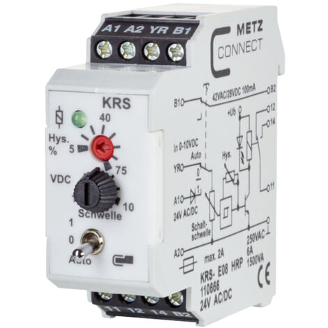 Schwellwertschalter 24, 24 V/AC, V/DC (max) 1 Wechsler Metz Connect 110666  1 St.