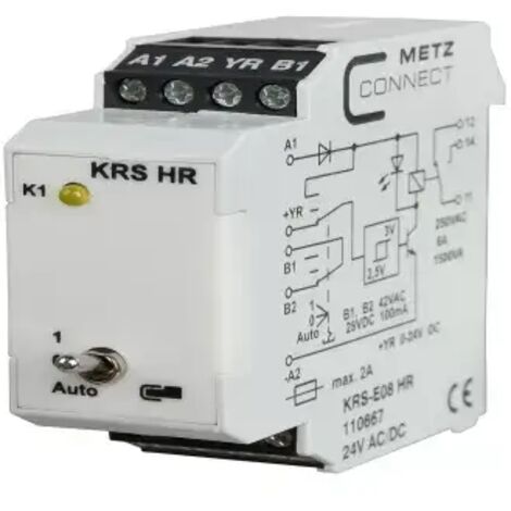 Schwellwertschalter 24, 24 V/AC, V/DC (max) 1 Wechsler Metz Connect 110667  1 St.