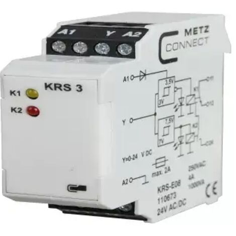 Schwellwertschalter 24, 24 V/AC, V/DC (max) 1 Wechsler Metz Connect 110673  1 St.