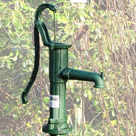 Handpumpe Wasserpumpe mit manuell Stahlhebel rostfrei Gartenpumpe Pumpe  Wasser