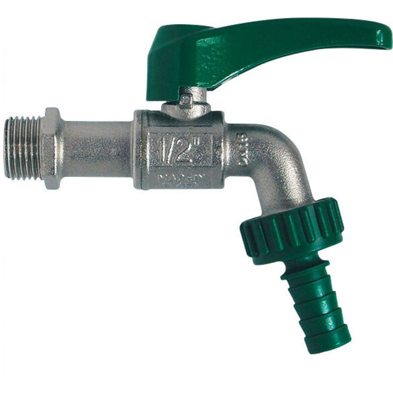 Idroweb 1/2" Gartenhahn Mit Drehbarem Ende