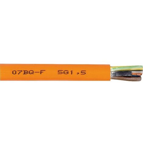 Schwere Gummischlauchleitung XO7BQ-F orange 7 G x 1,5 mm² - Rolle 50 m