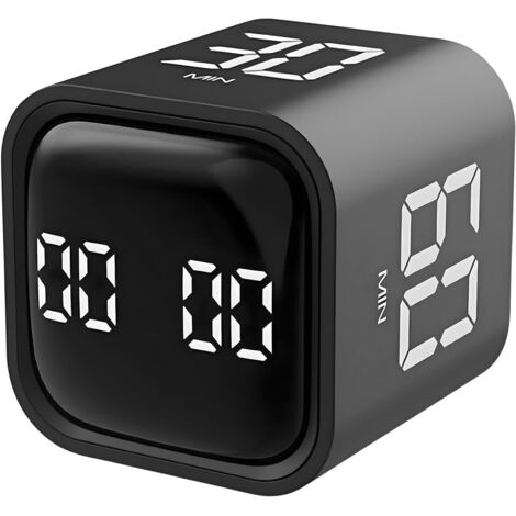Schwerkraft-Sensor-Timer, Timer mit Pomodoro-Technologie, Zeitmanagement-Tool, Würfel für ADHS, Arbeit, Büro, Studium, Aufgaben, Kinder, Kochen, Sport