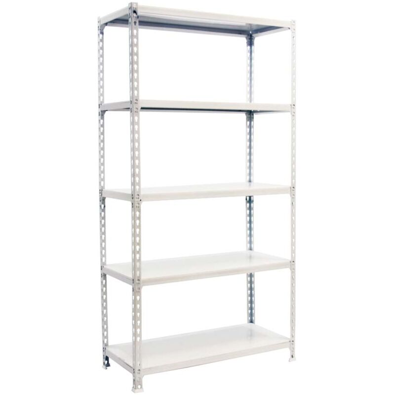 Tagère pour charges lourdes big metal shark HxLxP 200x120x40cm Charge du compartiment 200kg Blanc